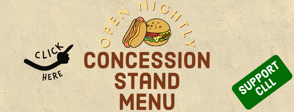 Concession Stand Menu